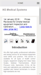 Mobile Screenshot of nsmedicalsystems.co.uk